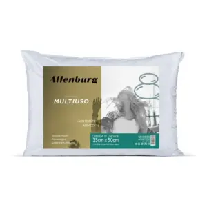 Travesseiro Multiuso Branco - 35cm X 50cm - Altenburg