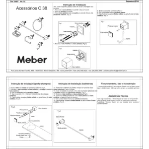 Cabide Block Preto Matte Meber - Imagem 3
