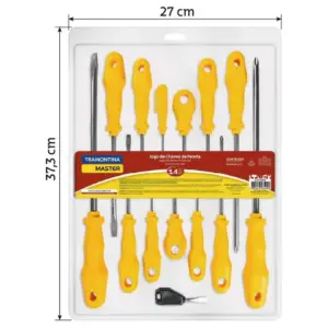 Jogo de Chaves de Fenda Tramontina Master 14 Pç - Imagem 4