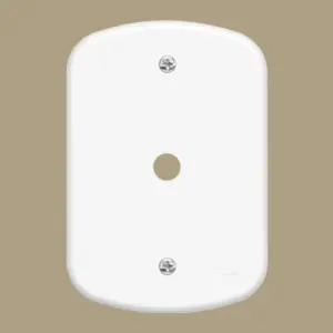 Placa 4" X 2" F6 Blanc - Fame