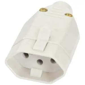 Tomada Fêmea com 2 Polos + Terra Bipolar 10a Cinza