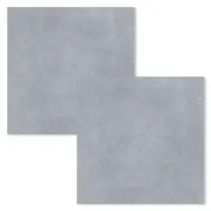 Porcelanato Acetinado Retificado Duo Concret 90x90cm Cinza - Imagem 2