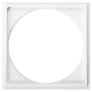 Porta-grelha Quadrada Branca 9,4x9,4cm - Imagem 1