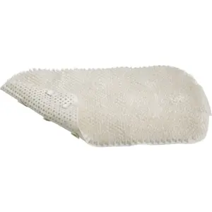 Astra Tapete de Plástico Flexível Felpudo, Branco, 57 X 34 Cm