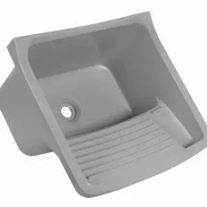 Tanque Plástico para Lavar Roupa 58x52x32 40,5l Cinza - Imagem 1