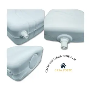 Caixa de Descarga Branco Aladdin de Banheiro Sem Engaste - Imagem 5