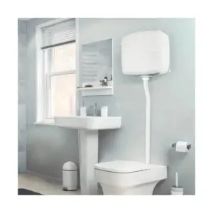 Caixa de Descarga Branco Aladdin de Banheiro Sem Engaste - Imagem 6