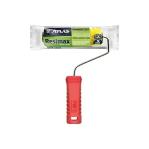 Rolo para Pintura em Linha Sintética, Cor Amarela, Atlas.