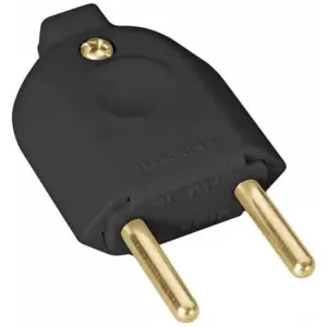 Plug Elétrico 2 Polos 10a Pad 180º Macho Cores - Tramontina - Tramontina