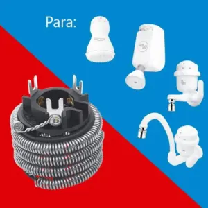 Resistência para Kibanho, Ducha Jd e Torneiras 3 Temperaturas 5400w