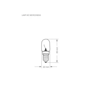 Lamp Inc Micro Ondas E14 15w 220v Cx - Imagem 4