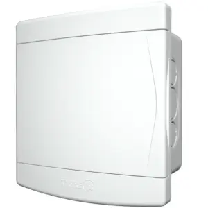 Quadro de Distribuição de Embutir 3/4 Disjuntores Branco - Imagem 1