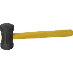 Martelo de Borracha com Cabo 40mm - Paraboni - Imagem 1
