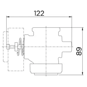 Válvula de Descarga 484 Alta Pressão Docol 1.1/4'' - Imagem 3