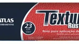 Rolo com Cabo para Texturas Rústicas 23cm - Atlas