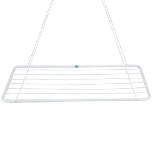 Varal de Teto 560 X 900mm na Cor Branco - Imagem 5