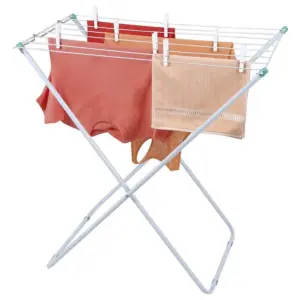 Varal de Chão Dobrável 830 X 500 X 800mm na Cor Branco - Imagem 11