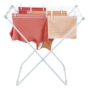 Varal de Chão Dobrável 830 X 500 X 800mm na Cor Branco - Imagem 6