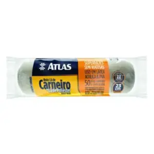 Rolo de Lã Mista 23cm - Atlas