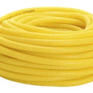 Eletroduto Corrugado 32mm X 25m Amarelo - Amanco - Imagem 1