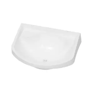 Lavatório Plástico Branco 36 X 24 Cm com Válvula - Imagem 2