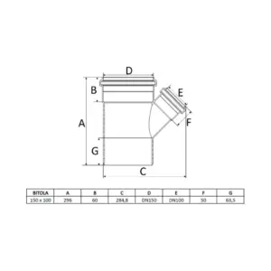 Esg Juncao Simples Reducao 150x100mm - Imagem 2