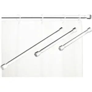 Tubo Extensível em Aço para Box Prontofix 105 a 118cm Branco