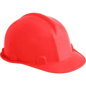 Capacete com Aba Frontal e Carneira Vermelho - Vonder