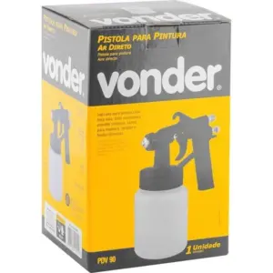 Pistola para Pintura com Caneca Plástica Ar Direto Pdv 90 - Vonder