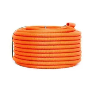 Eletroduto Corrugado Reforçado 1 Metro 25mm Pvc Flexível - Imagem 2