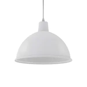 Lum Pendente Taschibra Design Td 822 Branca - Imagem 1