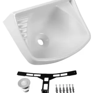 Lavatório Plástico Branco 36 X 26cm 4,8l - Imagem 2