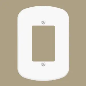 Placa 4" X 2" F3p Blanc - Fame