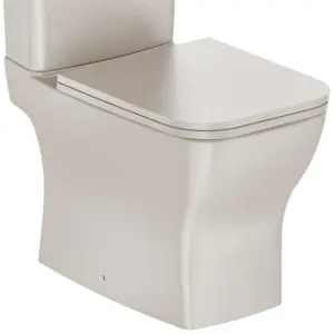 Kit Vaso Sanitário com Caixa Acoplada e Assento Soft Close Boss Bege Matte - Imagem 3