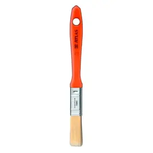 Pincel Multiuso Pluma Tek 315 Cerdas Branca 1/2'' Vermelho - Imagem 1