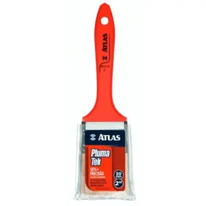 Pincel Multiuso Pluma Tek 315 Cerdas Branca 2'' Vermelho - Imagem 1