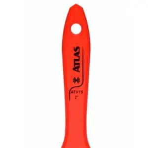 Pincel Multiuso Pluma Tek 315 Cerdas Branca 2'' Vermelho - Imagem 2