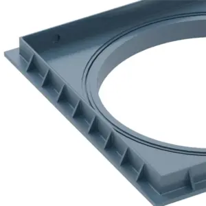 Tampa Pvc com Suporte Dn 350 - Imagem 4