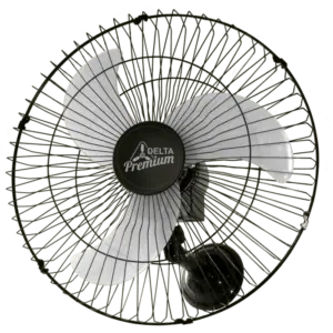 Ventilador de Parede Premium com Grade de Aço Preto 60cm Bivolt - Venti-delta - Imagem 1