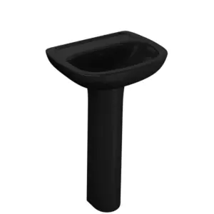 Lavatório para Coluna Aspen 44,5x35,5cm ébano - Imagem 2