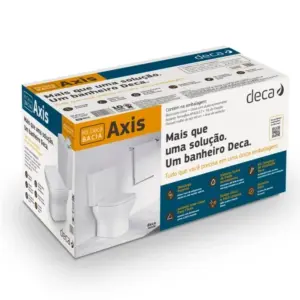 Kit Completo Vaso Sanitário com Caixa Acoplada Axis Branco - Imagem 4