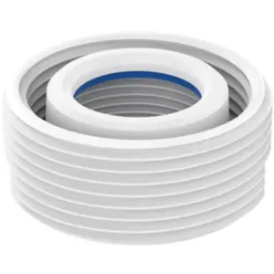 Sifão Tubo Extensivo Universal com Porca em Polipropileno Branco - Imagem 3