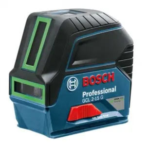 Nivel Laser 2 Linhas Verde Gcl2-15g com Suporte Bm3 e Maleta - Bosch