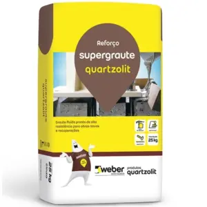 Concreto Fluido Pronto Supergraute 25kg - Imagem 1