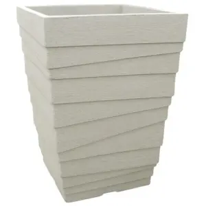 Vaso Italia Quadratto Cimento Médio 36 X 50cm - Japi