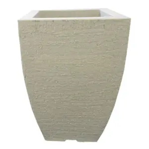 Vaso Quadrado Moderno Cimento Pequeno 30 X 30cm - Japi