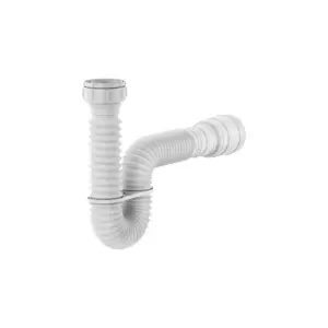 Sifão Sanfonado Extensível Censi 74cm Branco - Imagem 1