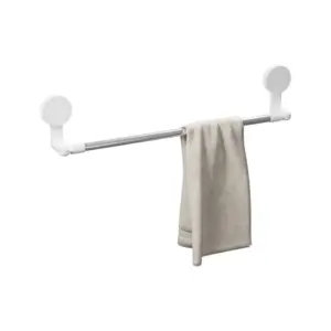 Porta-toalha com Adesivo Branco Astra - Imagem 5