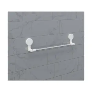 Porta-toalha com Adesivo Branco Astra - Imagem 7