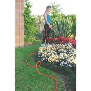 Mangueira 5 Camadas Nts 1/2" Antitorção Vermelha Pvc com Engates Rápidos e Esguicho 25m - Tramontina - Imagem 6